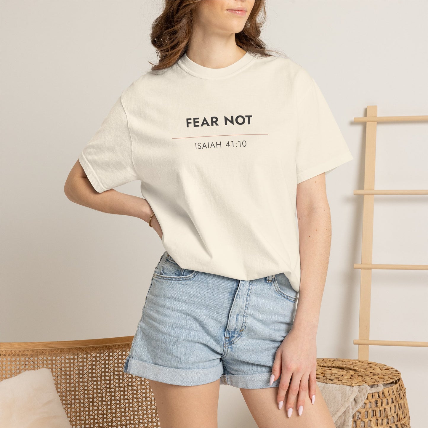 Fear Not — Isaiah 41:10 Christian Scripture Tee