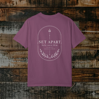 Illustrated Scripture - Leviticus 20:26 - Holy Unto Him Tee, Set Apart