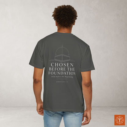 Illustrated Scripture - Ephesians 1:4 - Chosen Before the Foundation Tee