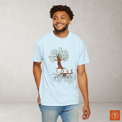 Illustrated Scripture Tee - Ephesians 3:17 - Rooted & Grounded in Love