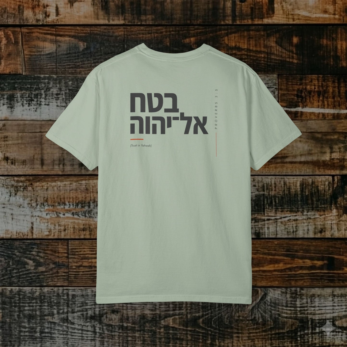Original Language Scripture Tee: Proverbs 3:5 - Trust in Yahweh