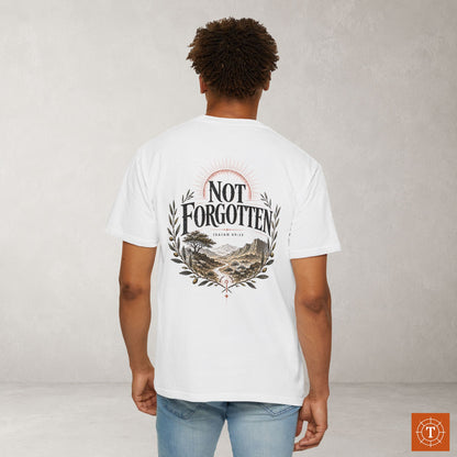 Illustrated Scripture Tee - Isaiah 49:15 - Not Forgotten