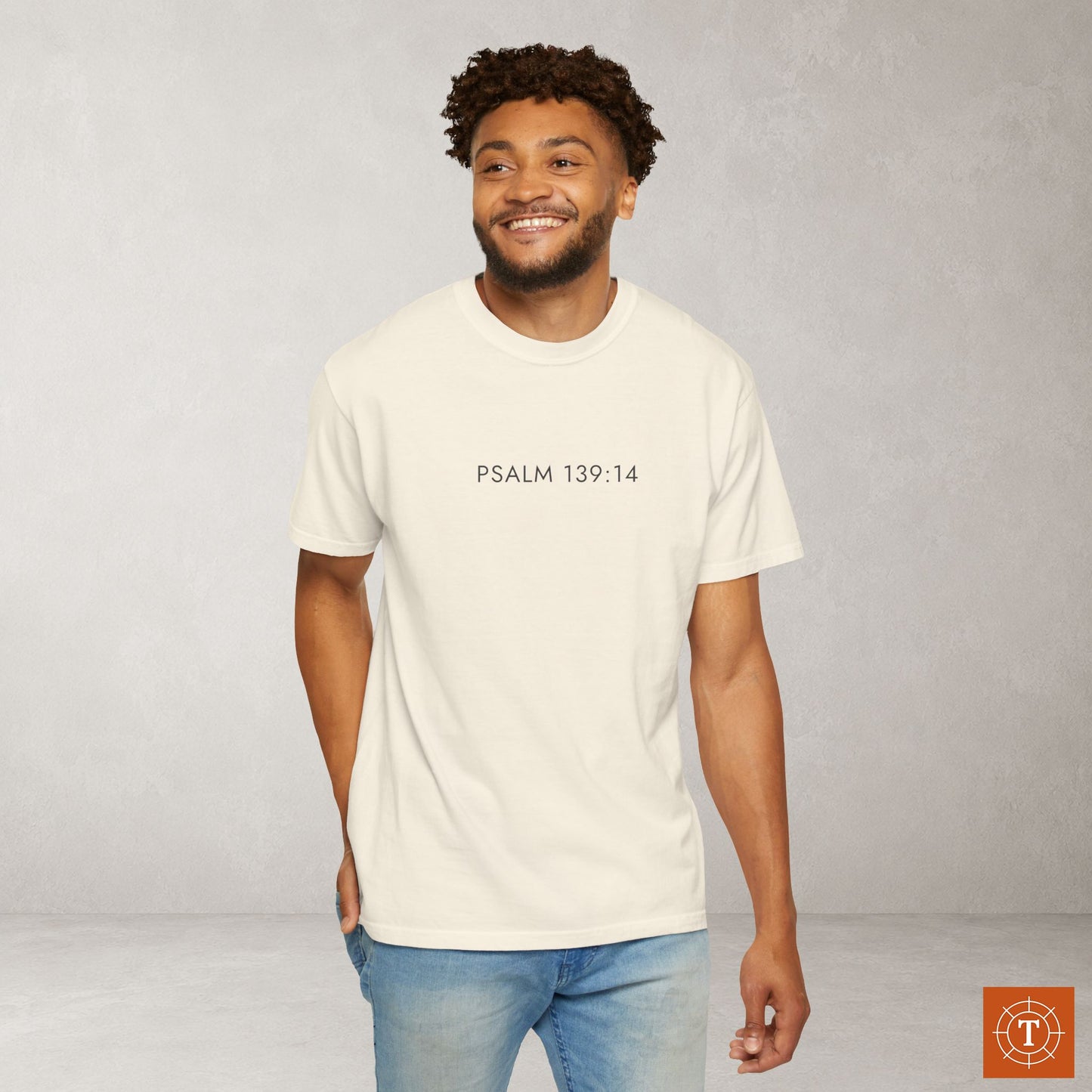Aesthetic Christian Tee — Psalm 139:14 Modern Scripture Tee