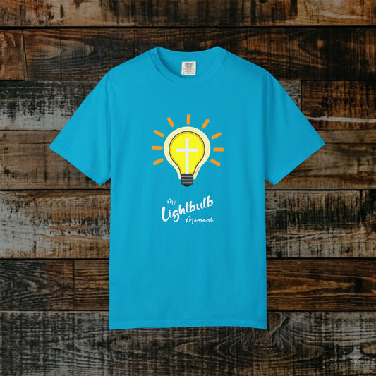 Illustrated Scripture Tee - John 8:12 - My Lightbulb Moment