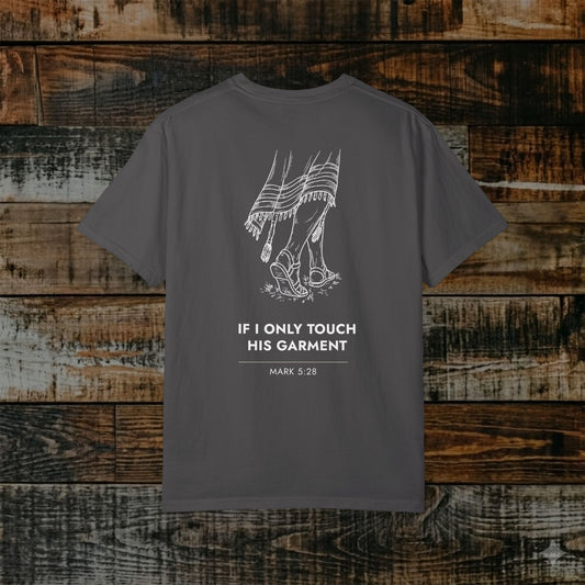 Illustrated Scripture Tee - Mark 5:28 - Remarkable faith