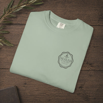 Sealed by the Spirit — Ephesians 1:13 Subtle Scripture Tee | Chest Print