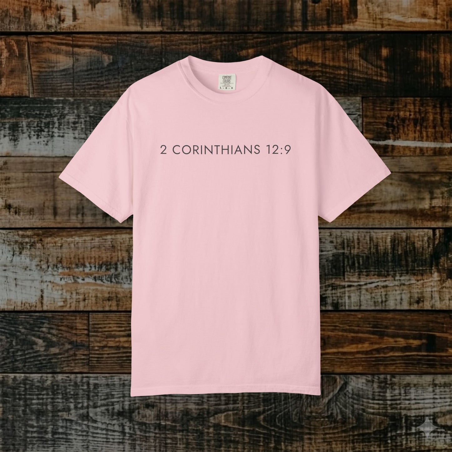 Aesthetic Messianic Tee — 2 Corinthians 12:9 Modern Hebrew Roots Tee