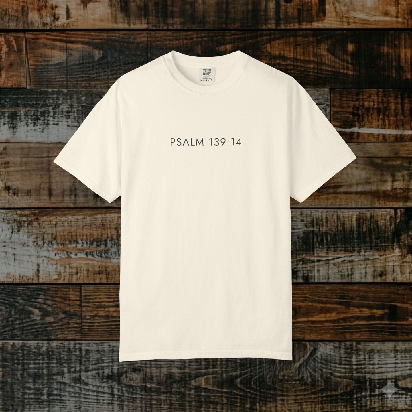 Aesthetic Christian Tee — Psalm 139:14 Modern Scripture Tee