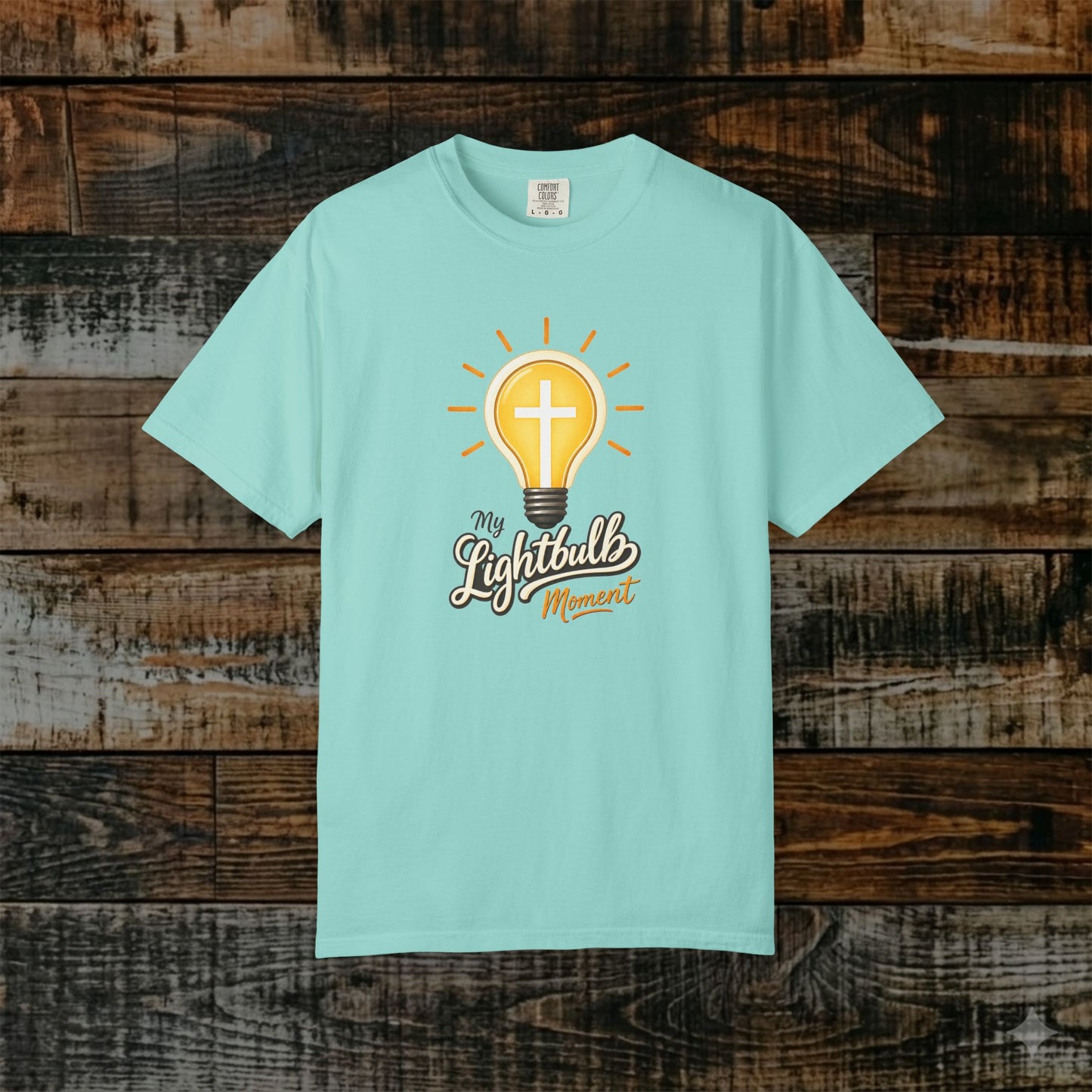 Illustrated Scripture Tee - John 8:12 - My Lightbulb Moment