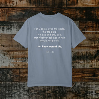 John 3:16 Christian Scripture Tee — Full Verse Collection