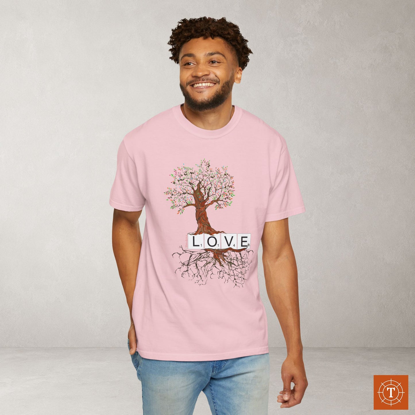 Illustrated Scripture Tee - Ephesians 3:17 - Rooted & Grounded in Love