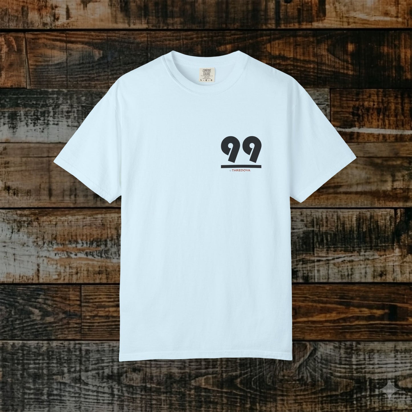 Illustrated Scripture Tee - Luke 15:4 - He leaves the ninety-nine to search for the one
