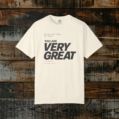 Psalm 104:1 Minimalist Christian Bible Verse Tee - Bless the LORD, my soul