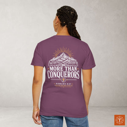 Illustrated Scripture - Romans 8:37 - More Than Conquerors Tee