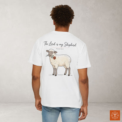 Illustrated Scripture Tee - Psalm 23:1 - The Lord is My Shepherd