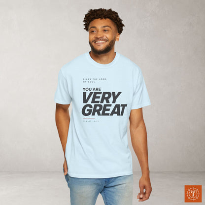 Psalm 104:1 Minimalist Christian Bible Verse Tee - Bless the LORD, my soul